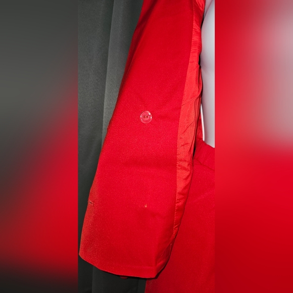 2 Piece pantsuit with cutout-sleeved blazer - Picture 6 of 10